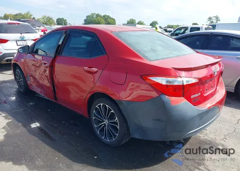 2014 Toyota Corolla S Plus from USA, damaged, VIN 2T1BURHE8EC121910